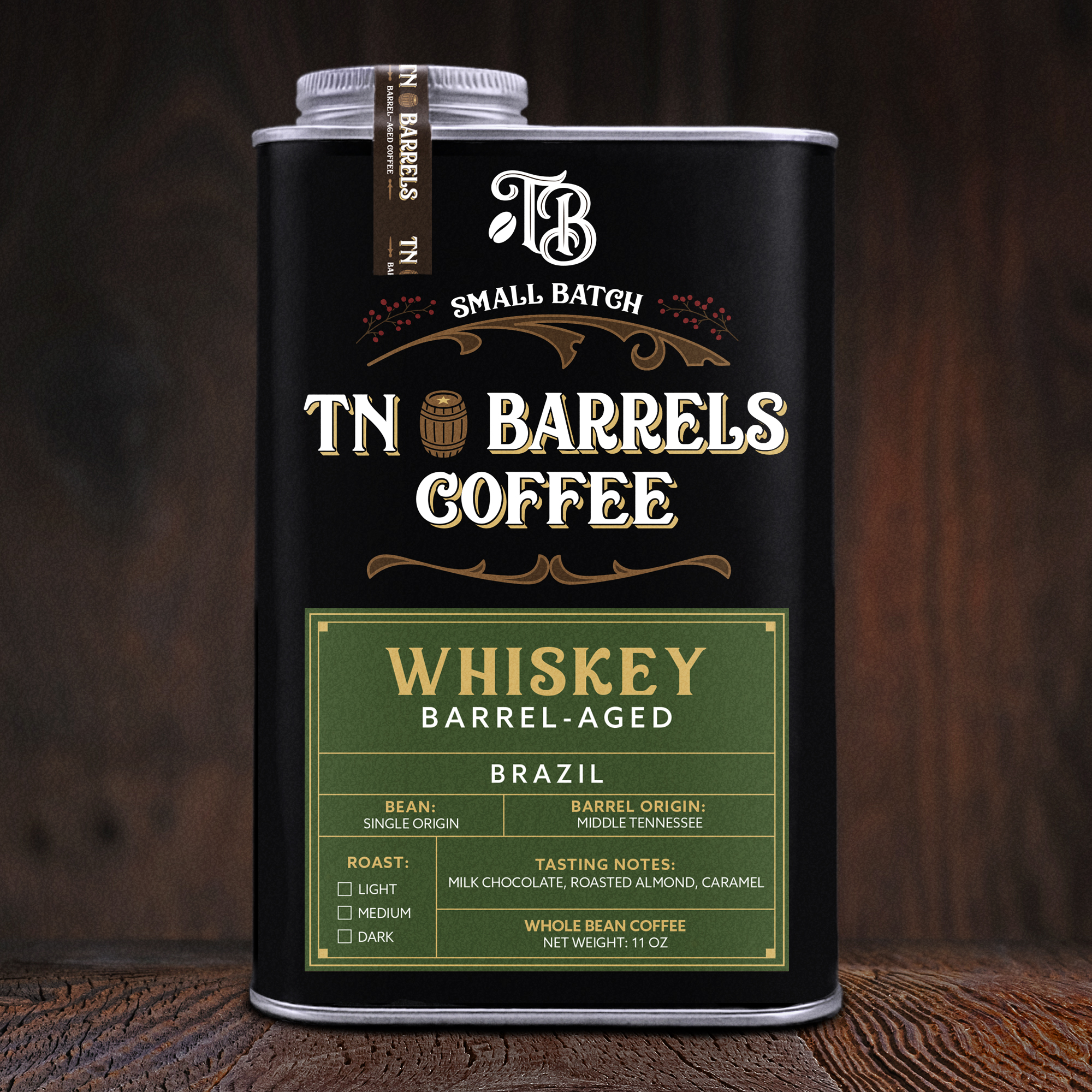 TN Barrels Coffee Brazil